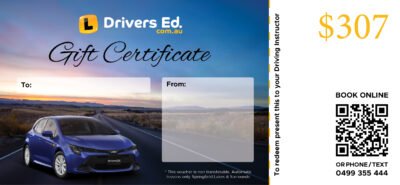 $307 Gift Certificate