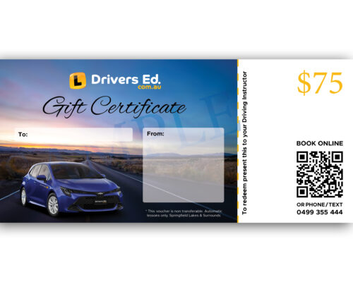 $75 Gift Certificate
